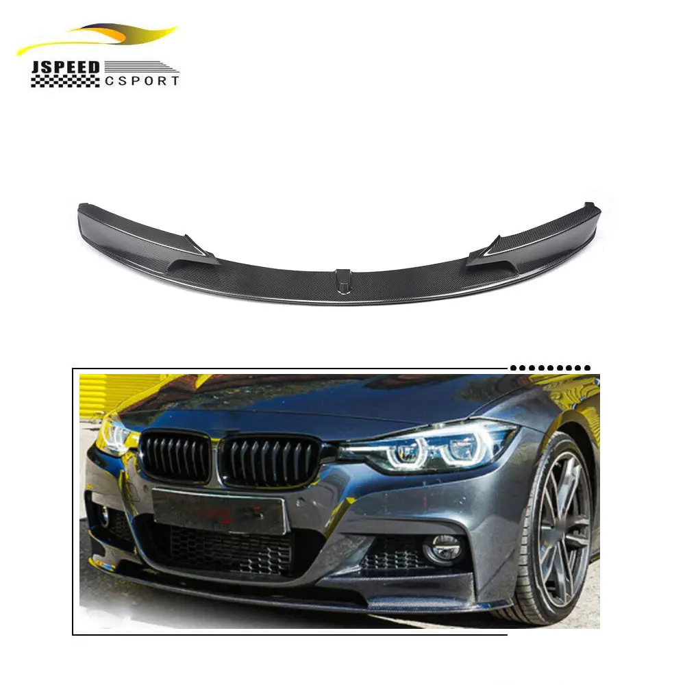 

Suitable for BMW F30 M- Sport 2013-2018 Carbon fiber front bumper lip spoiler separator