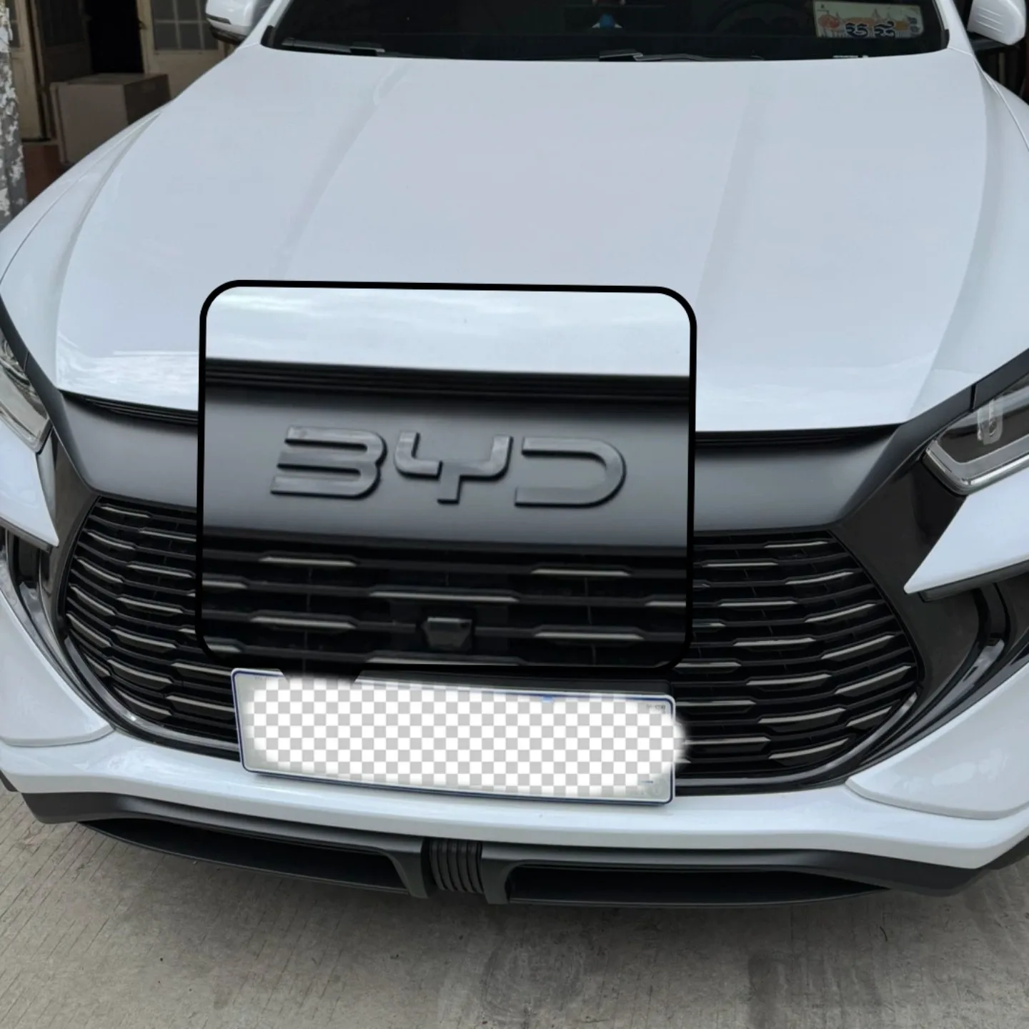 Voor BYD Seal U Sealion 6 5 Seal EV Zwarte voorbumperbadge en achterembleem decoratie sticker auto modificatie accessoires