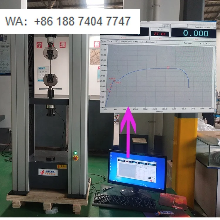 Low Price Zhongchuang ZCW-W100A 100kN UTM Computer Control Electronic Universal Tensile Testing Machine Grade 1 Precision