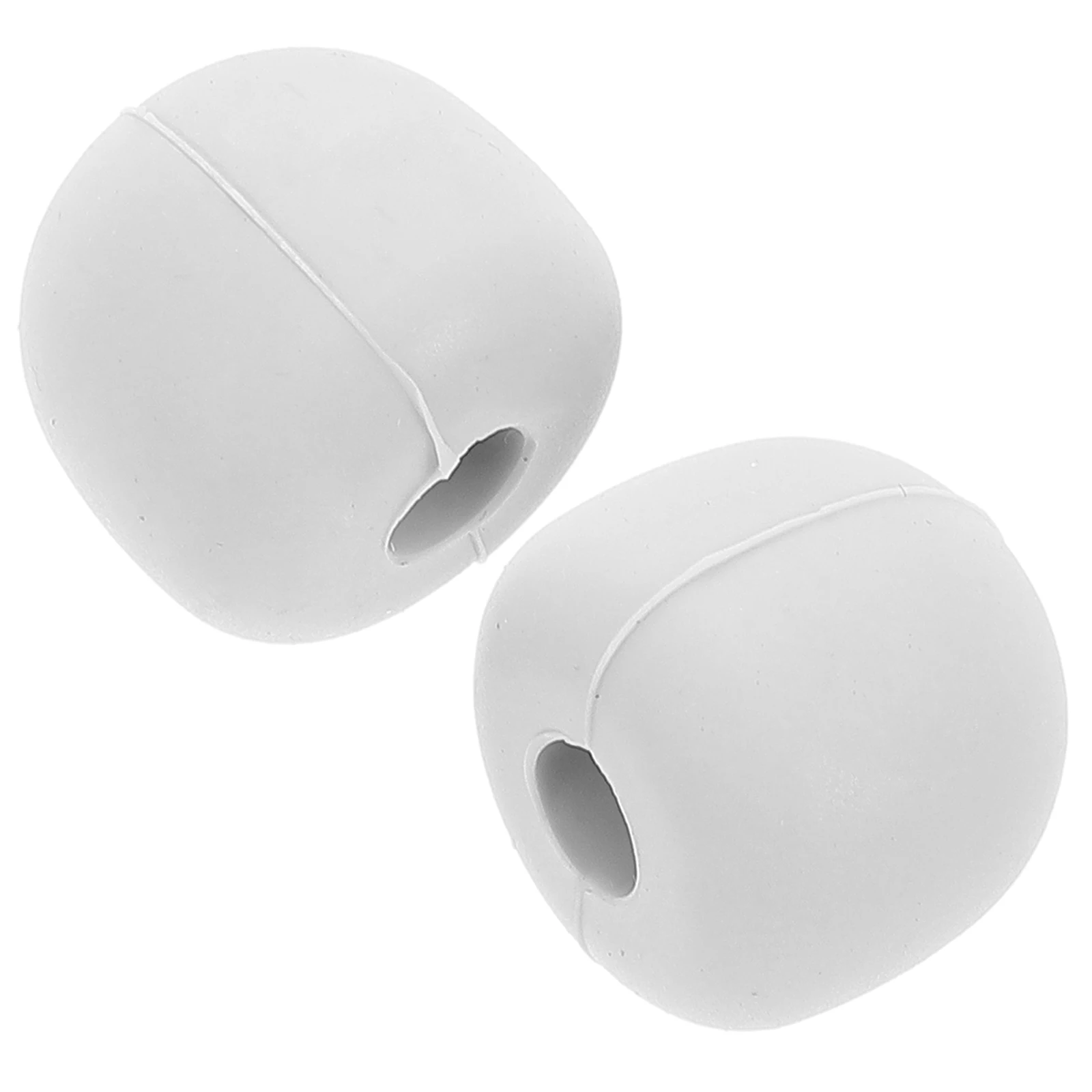 

2pcs Silent Hammer Head 1 Pair Drumstick Caps Silica Gel Tips Room Practice Mute Tools Durable Silicone Quiet Replacement