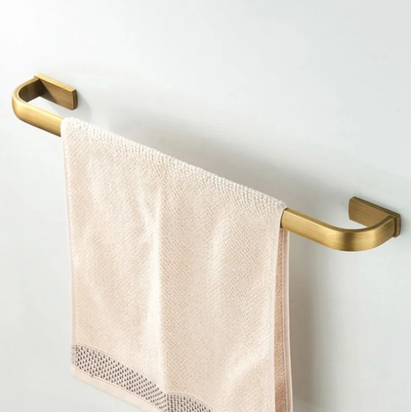Bathroom Hardware Set Antique Brass Robe Hook Towel Rail Rack Bar Tissue Paper Holder Bathroom Accessories Wall Mount Lzh103