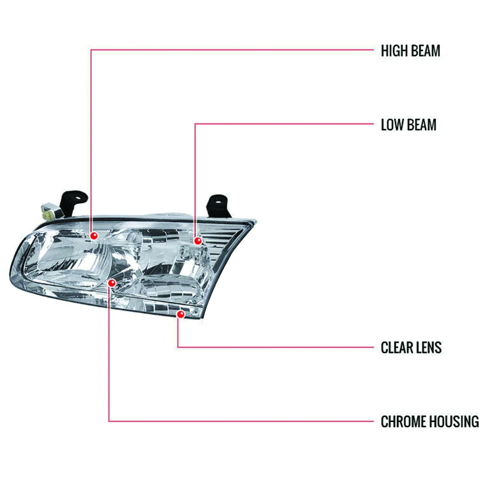 Car Headlights For Toyota Camry 2000  8111033310 8113033320 81110AA020 81130AA020 A Pair