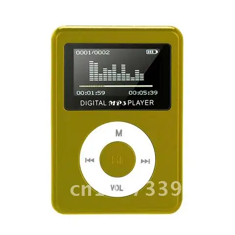 

Mini USB Digital Mp3 Music Player Metal Clip Portable MP3 Player LCD Screen Support 32GB Micro SD TF Card Slot