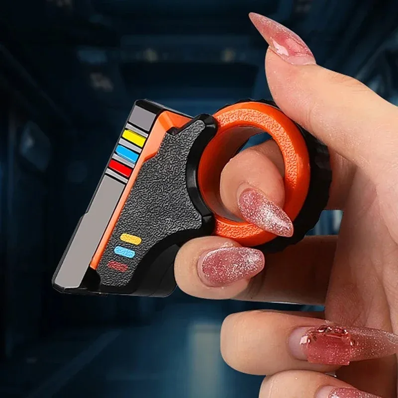 Azu Se Multi-Function Stress Relief Toy, Magnetic Composite Push Card, Finger Spinner Trendy Toy, Perfect for Relaxation and Fun