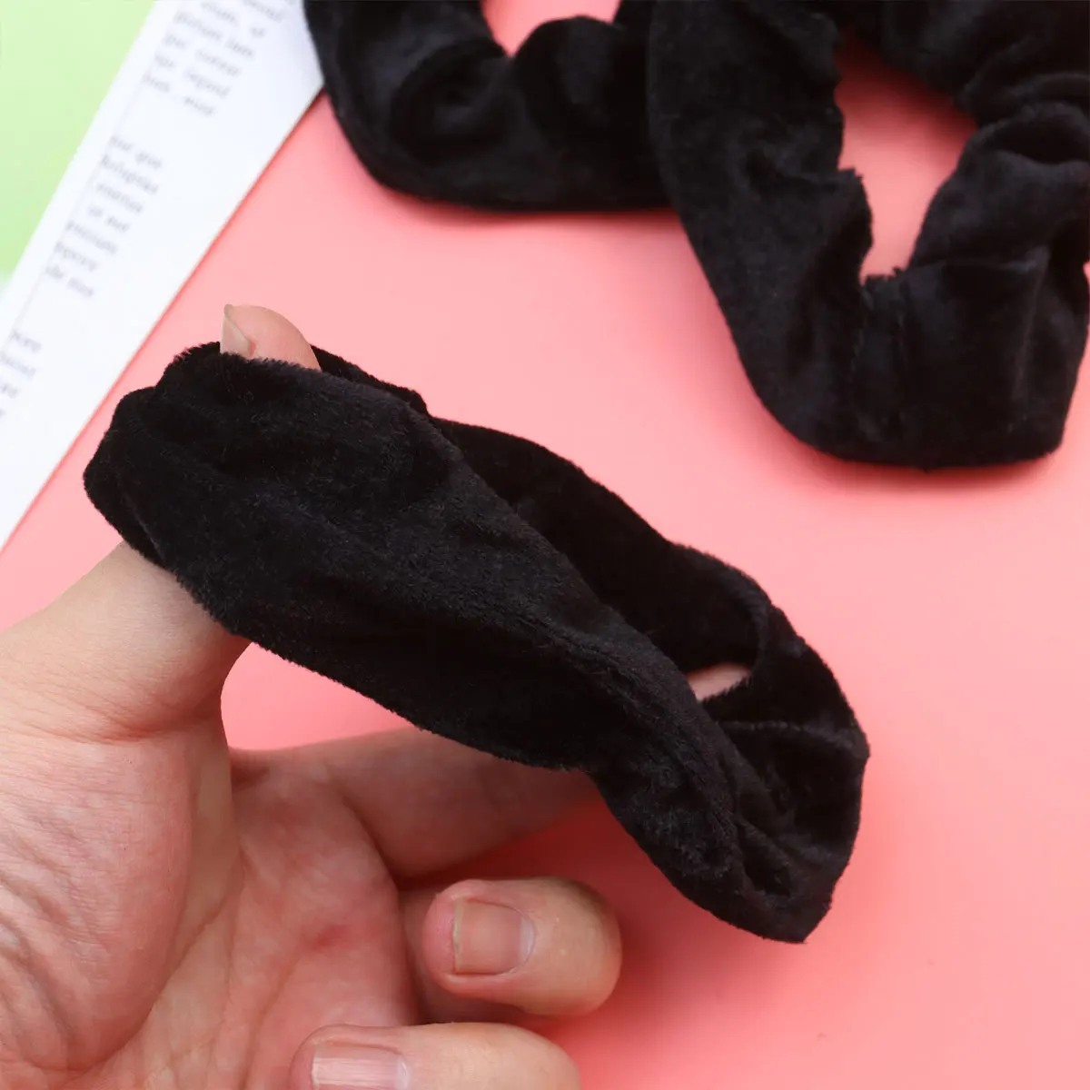 

12Pcs Hair Tie Classic Design Firm Hold Hair Rope Women Headdress Daily Wear Black Women Headdress Ponytail Holder