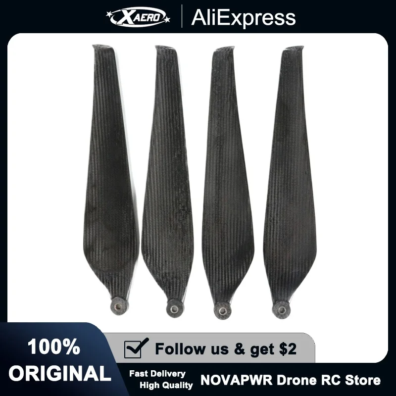 Hobbywing X11 Power System 40132 Carbon Fiber Propellers for Agricultural Drone Heavy Lifting 100kg Payload