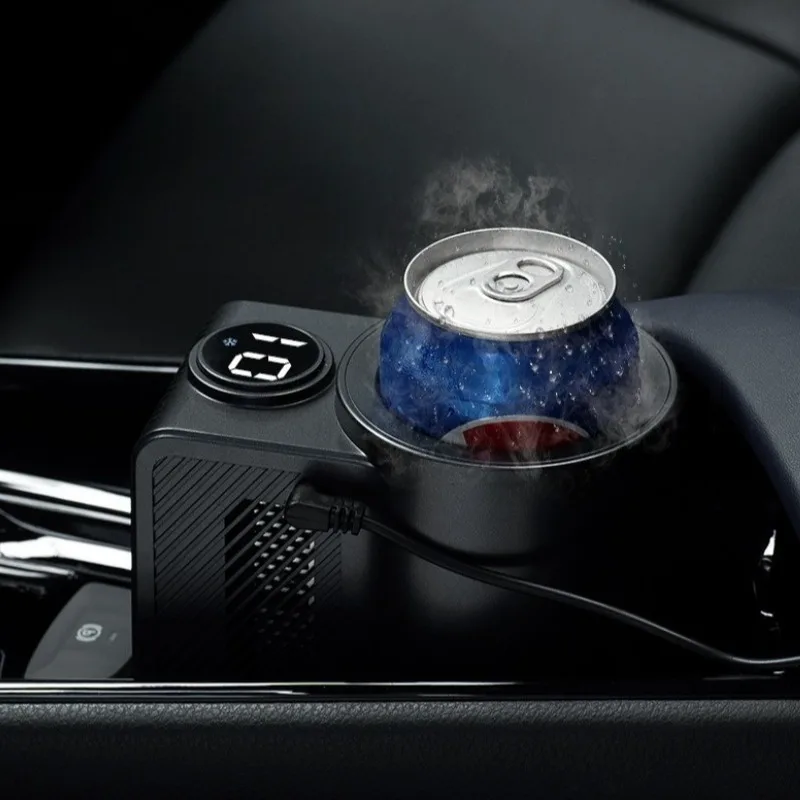 

Car Cooling Cup, Intelligent Hot and Cold Cup, Portable Car Cold Water Cup Holder, Car Small Refrigerator