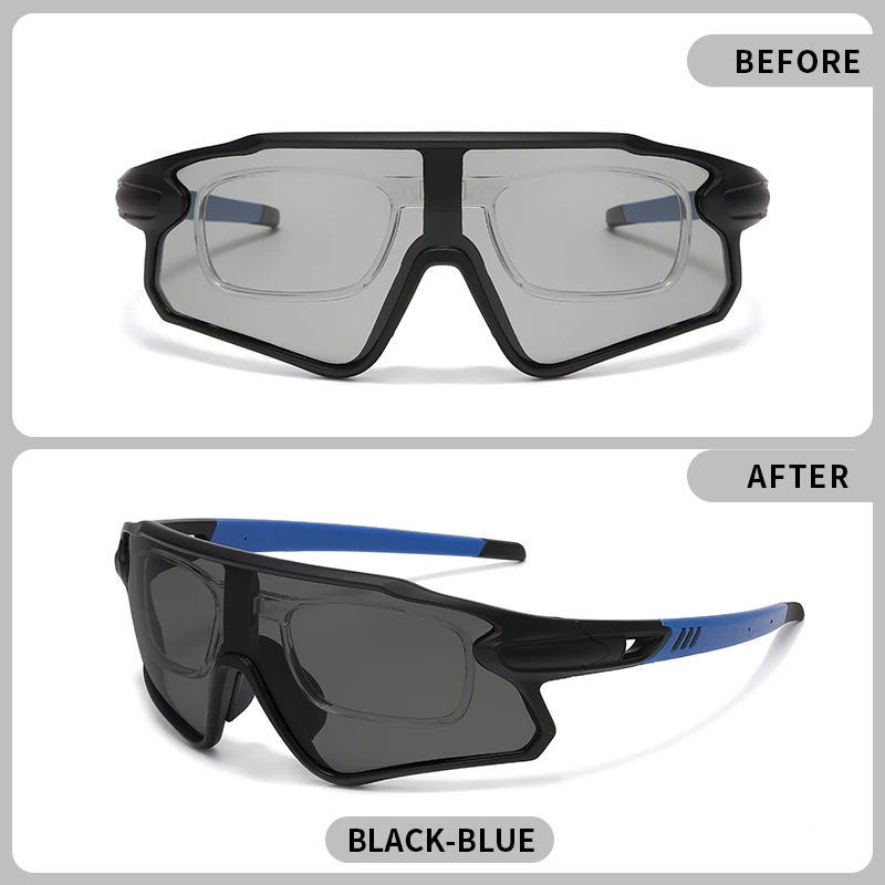 Поляризованные велосипедные очки, меняющие цвет, мужские солнцезащитные очки, скалолазание, внедорожные, защита мотоциклов и женские очки