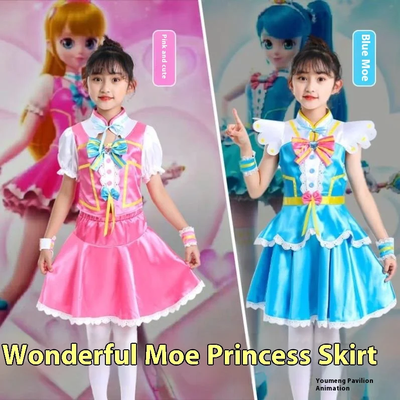 New Catch Teenieping Wonderful Moe Series Love Princess Dresses Daily Kawaii Skirts Dresses Cos Costumes Girls Birthday Gift