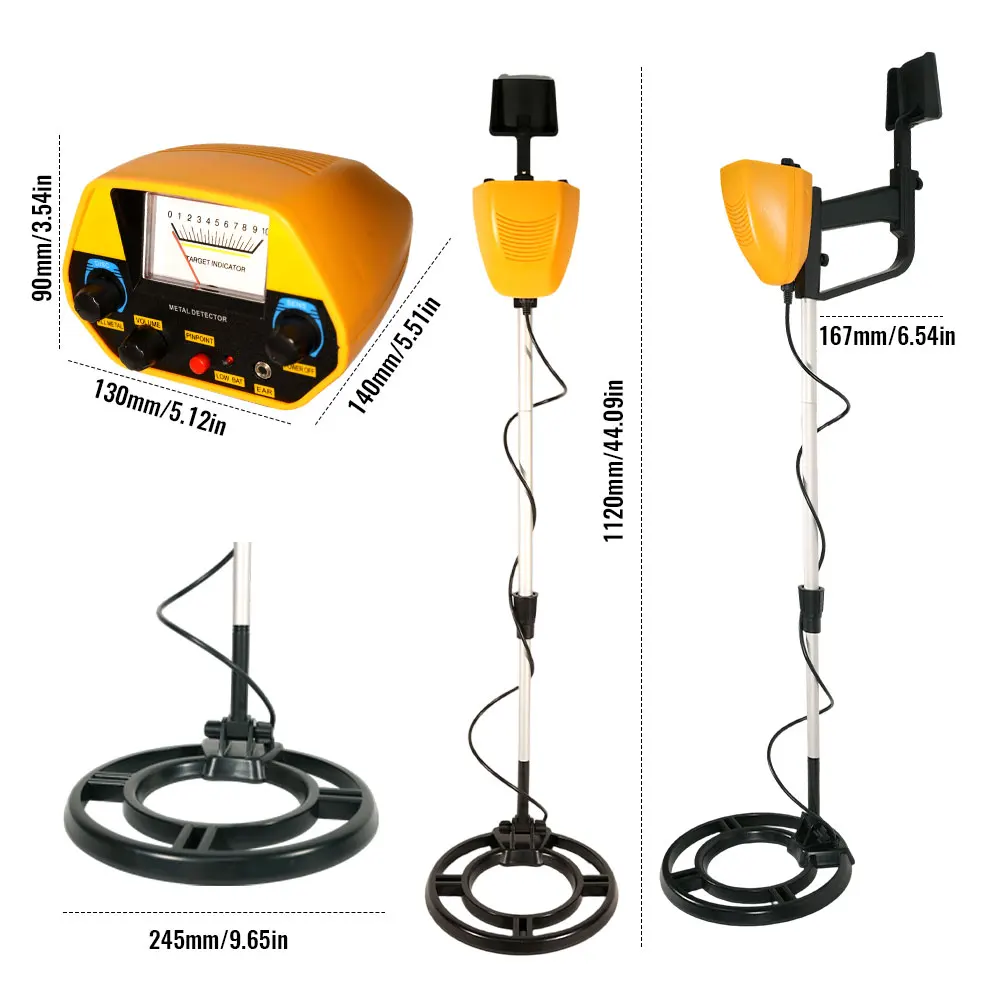 MD-940 Metal Detector professionale Rilevatore d'oro sotterraneo Metal Finder ad alta precisione Ricerca impermeabile Bobina Cercatore di tesori