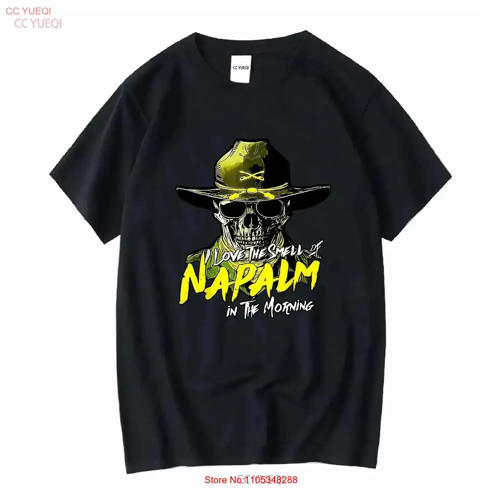 I Love The Smell Of Napalm In Morning T Shirt vintage Washed homme fashion Comfortable Slightly streetwear graphic Versatile
