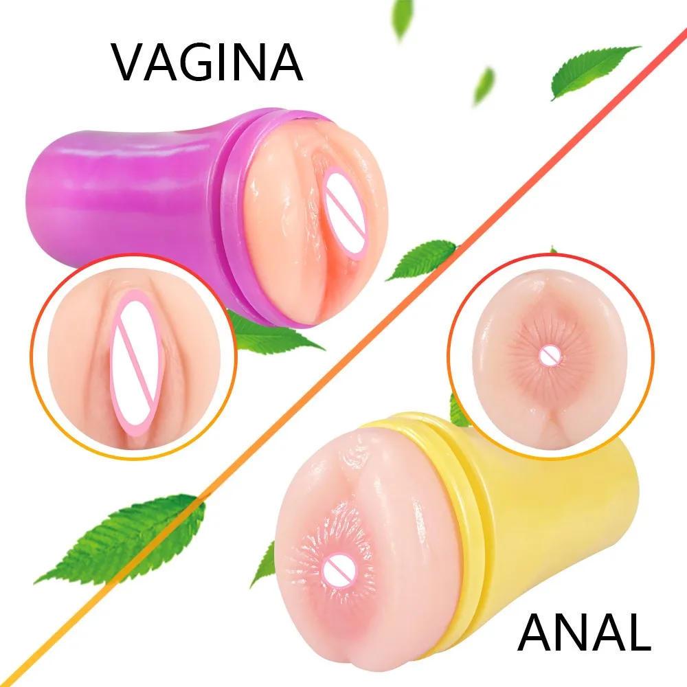 Male Masturbator Cup Vacuum Pocket Pussy Realistic Anal Artificial Vagina Blowjob Sucking Deep Throat Oral Sex Toys For Men