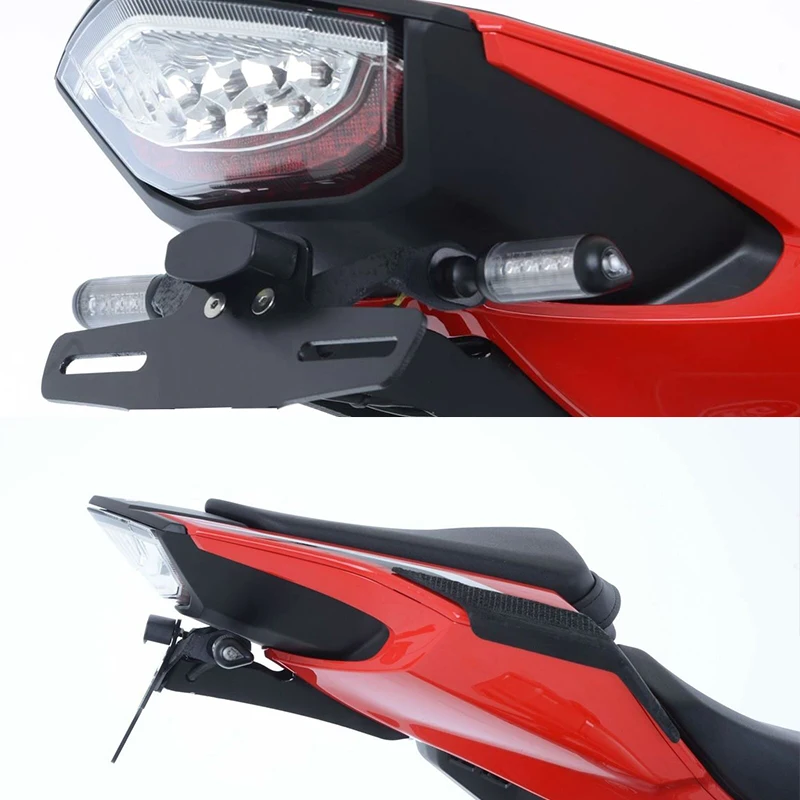 Motorcycle License Plate Bracket Holder Fender Eliminator Tail Number LED For HONDA CBR 1000 RR-R CBR1000RR-R SP 2020-2023