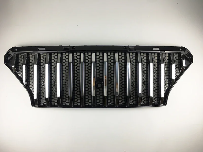 Car grille For Hyundai new Santa fe 2019 2020 Car Front racing grille Santafe black silver ABS grille radiator