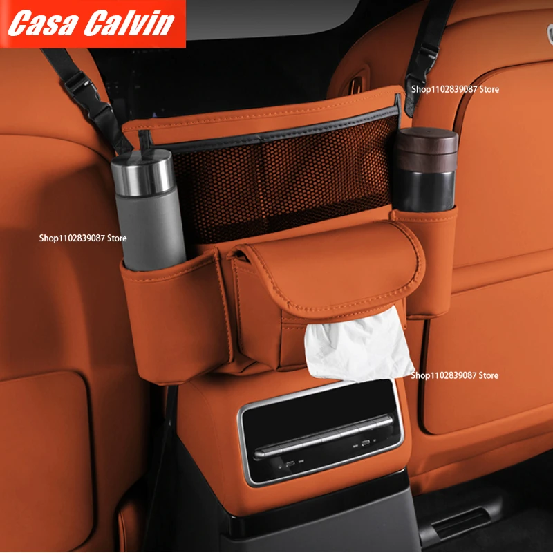 For Leading Ideal LiXiang  L7L8L9 seat net pocket, middle storage bag, seat back, sundries storage,in-car accessories