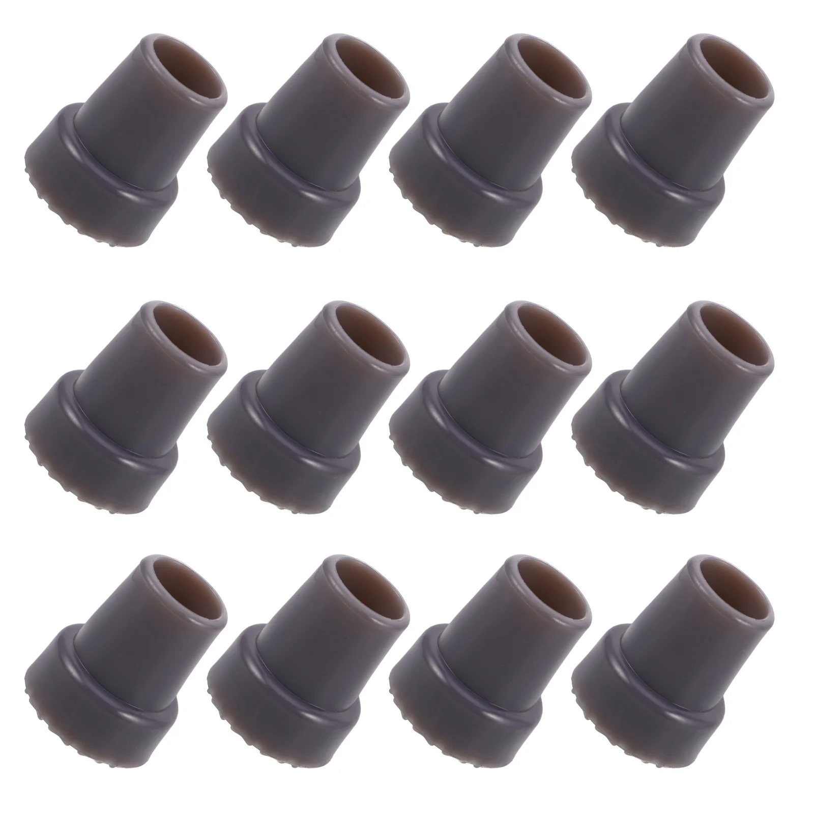 

12pcs Cane Tips Replacement 22Mm Black Rubber Anti-Slip Walking Stick Ends Heavy Duty Crutch Bottom Caps For Canes Walkers