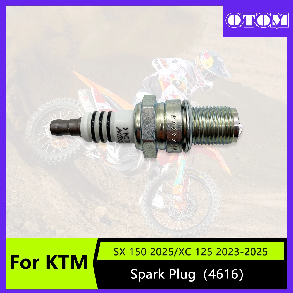 

OTOM 2023-2025 Свеча зажигания для мотоцикла NGK BR10ECMIX для KTM HUSQVARNA GASGAS SX TC MC 85 125, высокопроизводительная свеча зажигания