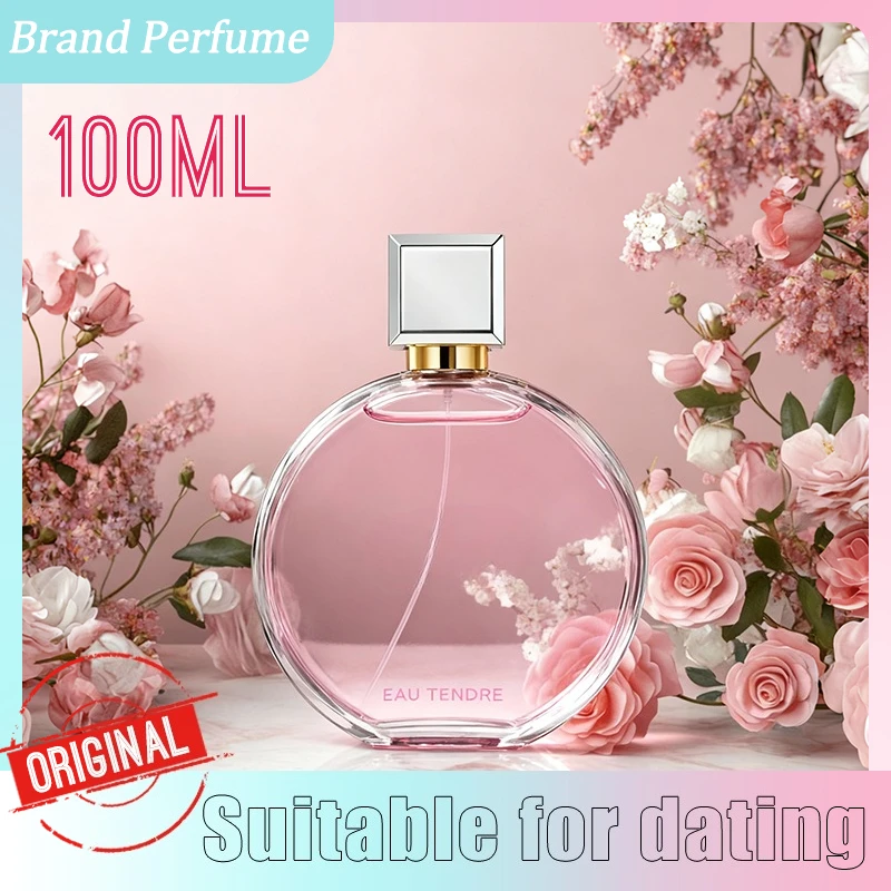 عطر ذو علامة تجارية عالية الجودة 100 مل عطر يدوم طويلاً، رذاذ جسم زهري أنيق، رائحة فواكه حلوة مناسبة للمواعدة
