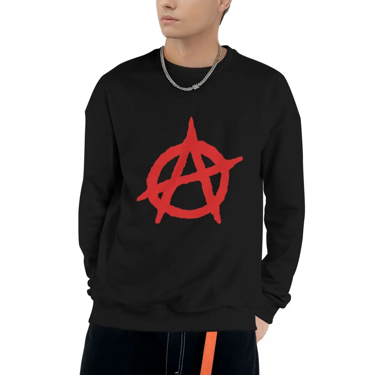 

Anarchy Anarchism Anarchist Casual Sweatshirts Men Women Cotton Basic Hoodies Pullover Hiphop