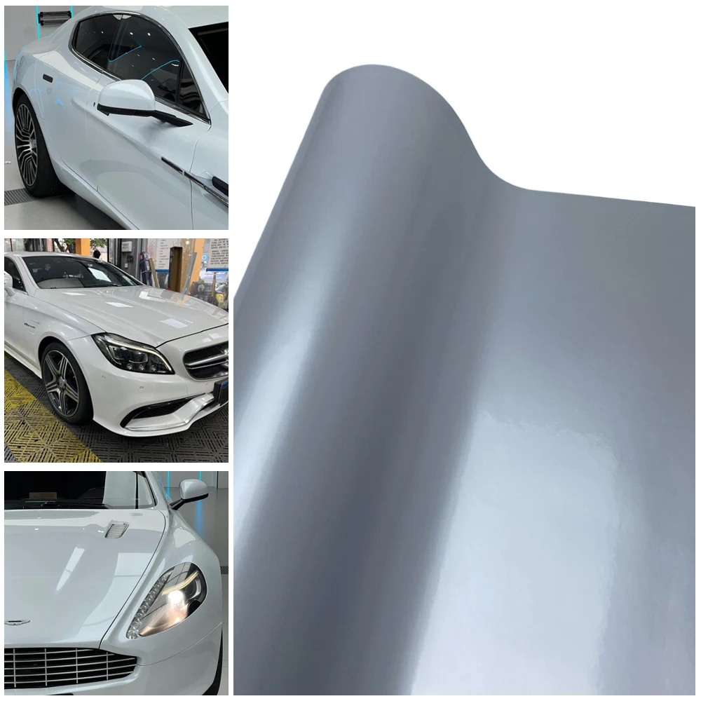 

Премиум жемчужно-белая виниловая пленка в рулоне, меняющая цвет, самоклеящаяся наклейка, фольга, наклейки для автомобиля, мотоцикла