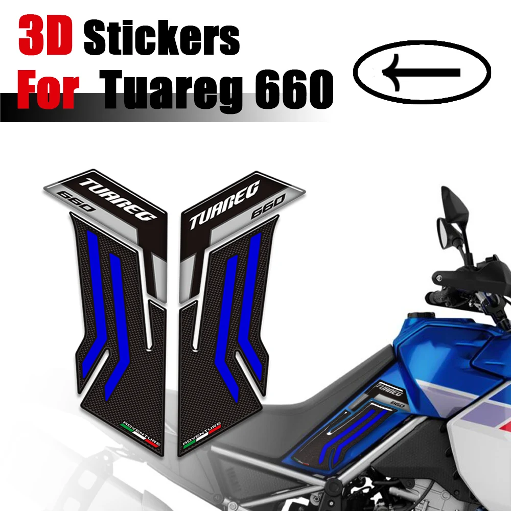 

TUAREG 660 Motorcycle Tank Pad Sticker Fuel Gas Cover Protection Accessories Decal For Aprilia Tuareg 660 Tuareg660