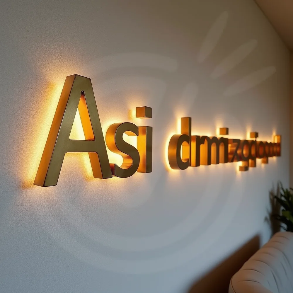 مخصص LED مضيئة شعار الأعمال الخلفية تسجيل 3D الفولاذ المقاوم للصدأ المعادن جبهة المتجر رسائل لشركة شريط الشركة لافتات في الهواء الطلق