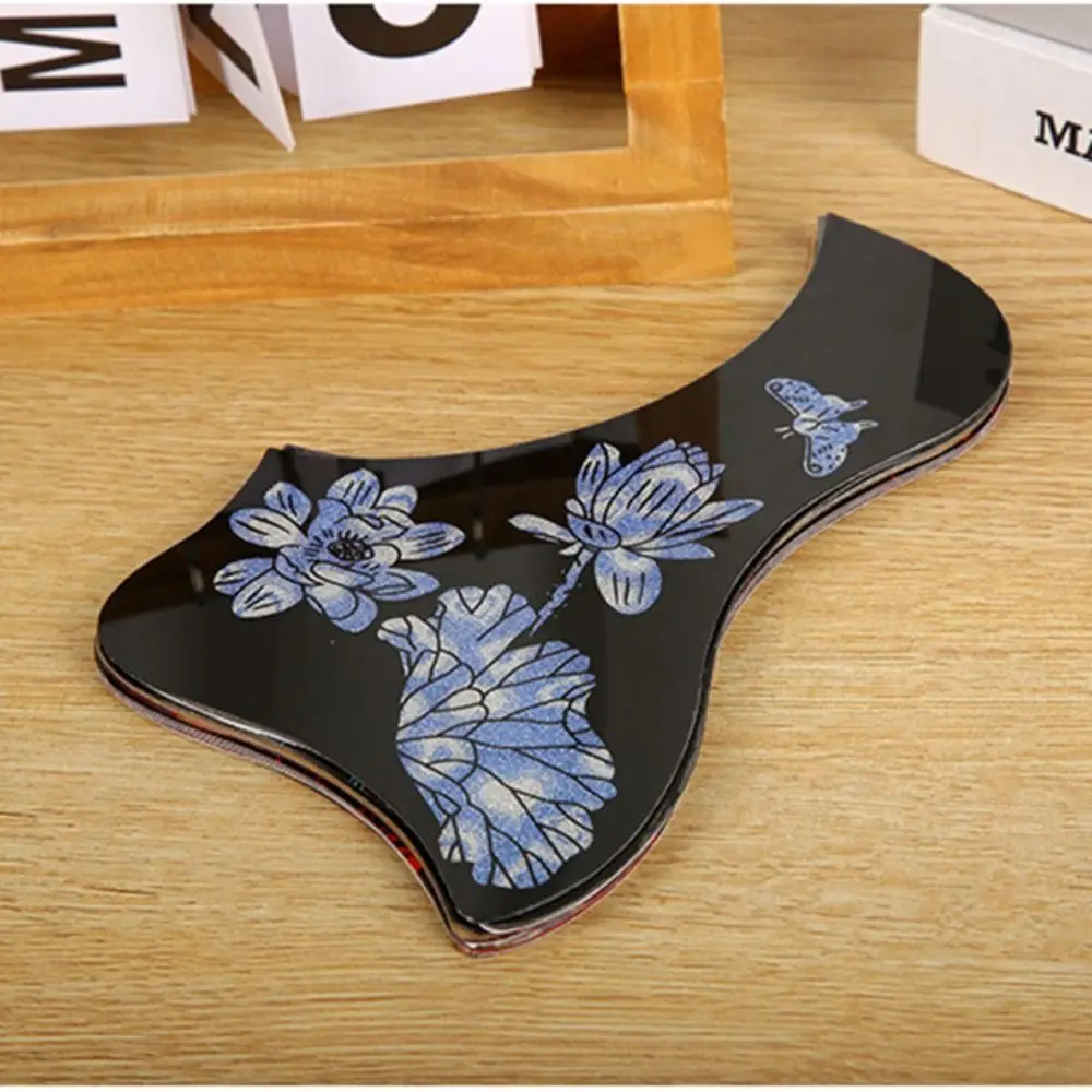 New Self-adhesive Folk Acoustic Guitar Pickguard Bird Shape ABS Pick Guard Sticker DIY Guitar Accessories Scratch Plate