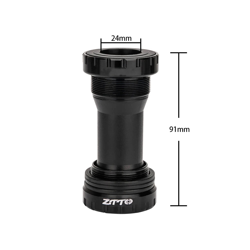 ZTTO MTB Bike BB91 External Bearing Bottom Bracket BSA68 BB68/73mmThread BB Waterproof For Hollow Tech Prowheel 24mm Crankset