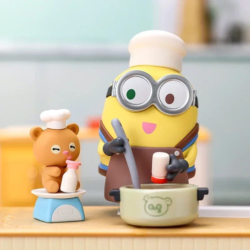 POP MART Minions: Rise of Gru Better Together Series صندوق أعمى صندوق مفاجأة شخصية الحركة الأصلية نموذج كرتوني صندوق غامض