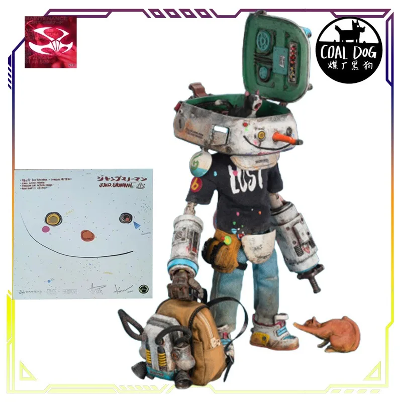 

DAMTOYS Original CoalDog Coal Factory Black Dog Series Jumping Snow Man Action Figure Model Toys Model Ornaments Gifts for Boys