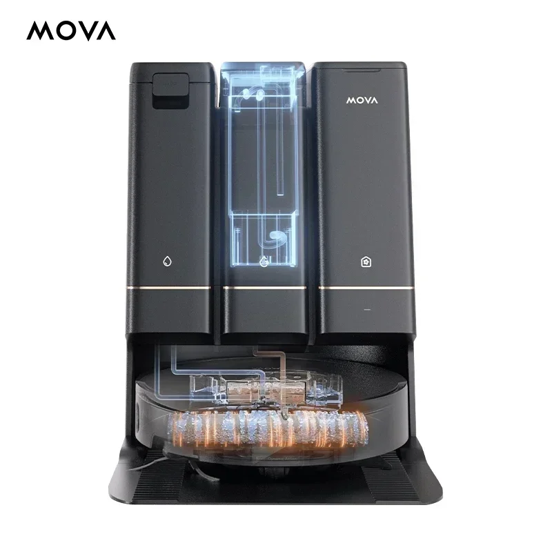 أفضل مبيعات بنسبة 100%: مكنسة Mova Robot Vacuum Z50 Ultra Black الجديدة - الشحن في جميع أنحاء العالم #1
