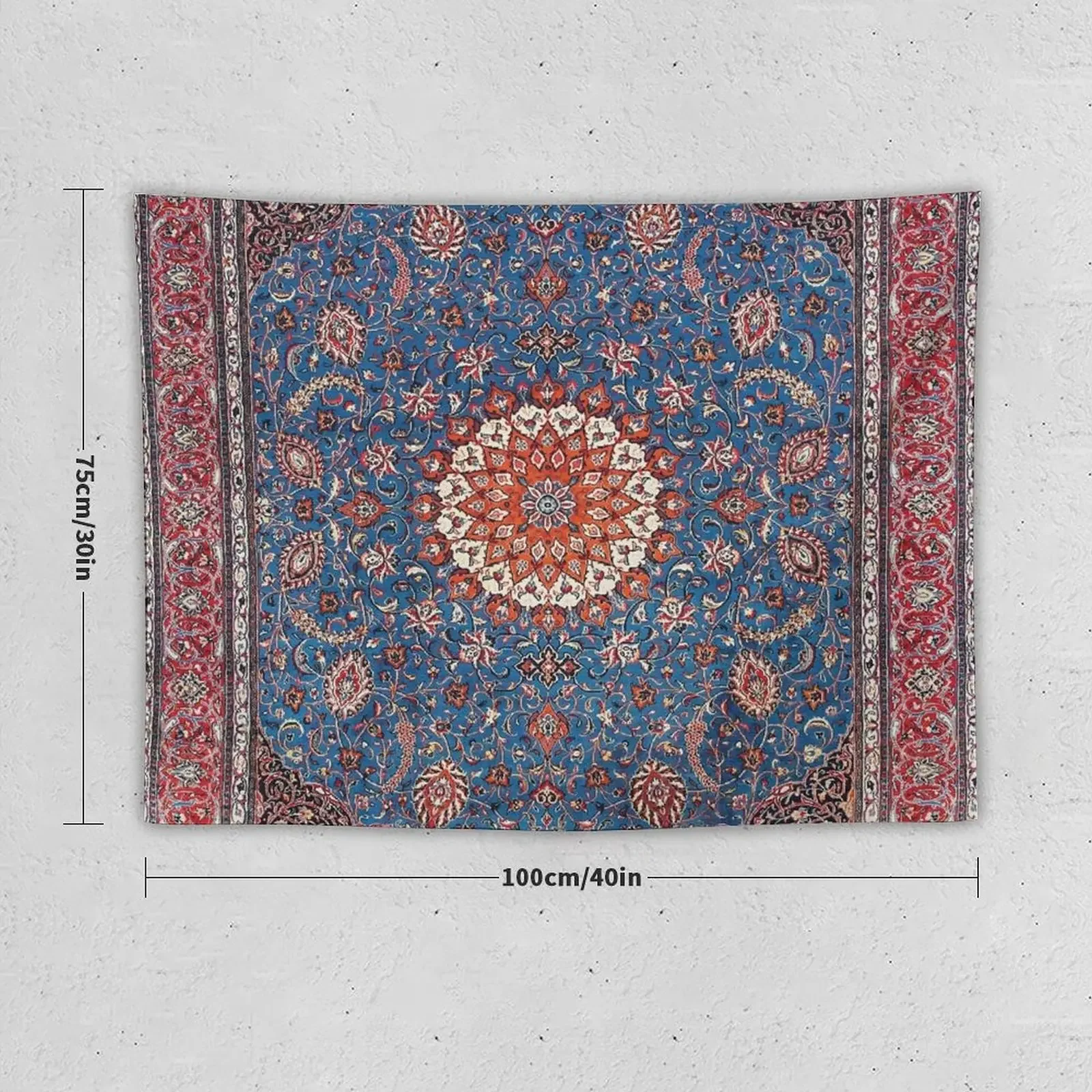 Sarouk Antique Persian Rug Print Tapestry Wall Hanging Bedroom Organization And Decoration Aesthetic Room Decor Tapestry