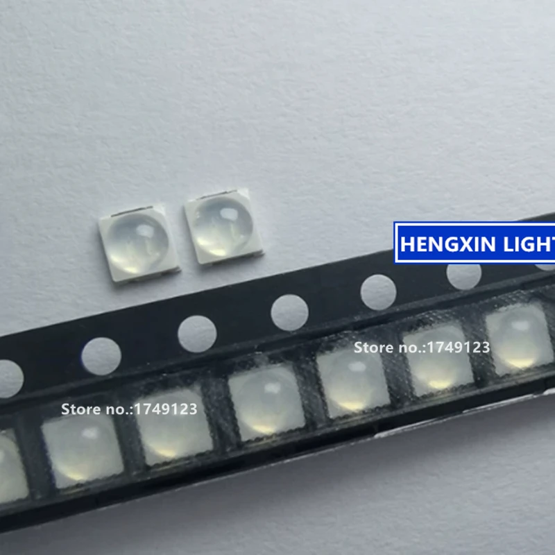 Super Bright 3030 3V Ball Head LED, Red, Blue, Warm-white, Ice-blue, Pink, 1W Convex Head With Lens Spotlight SMD Lamp Beads