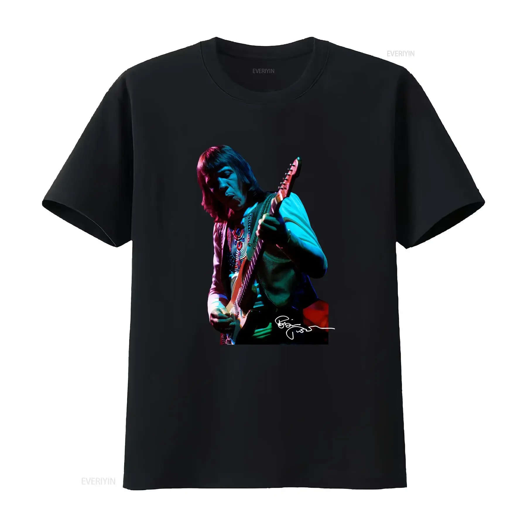 Robin Trower Men's Black T shirt Size S 5XL vintage Washed Soft Casual Top For Everyday Wear Slightly designer clothes