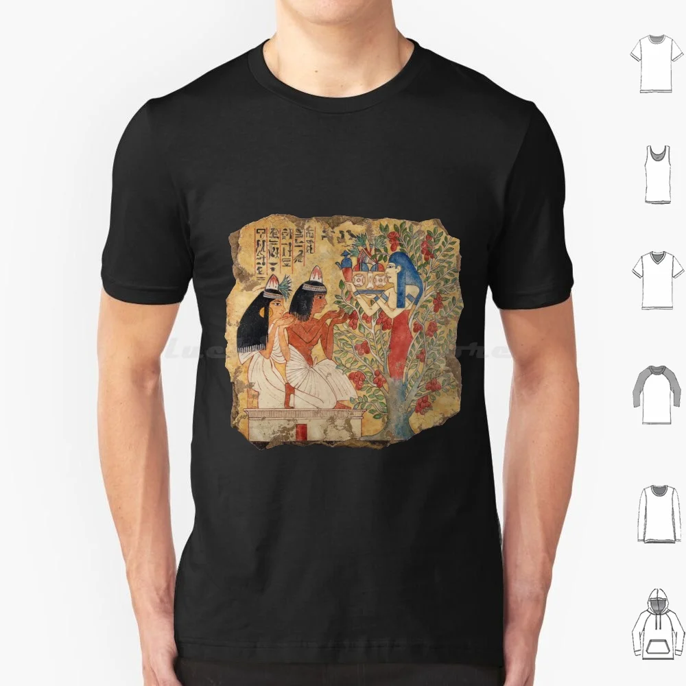 Egyptian Ancient Art T Shirt 6xl Cotton Cool Tee Ancient Egyptian Art Ancient Old Anubis Cleopatra Pharaon Hieroglyphs Eye Of