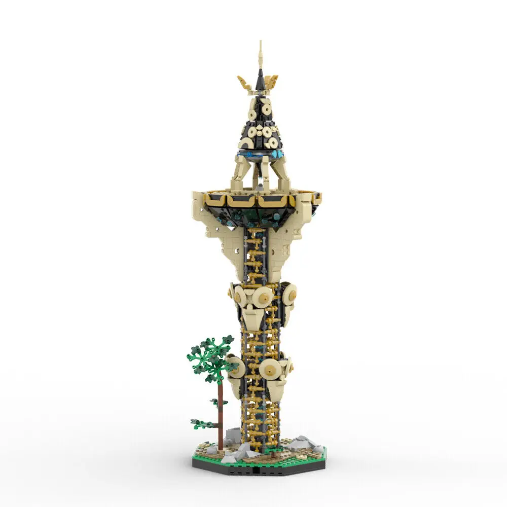 

Набор строительных игрушек Sheikah Tower, 2254 деталей из игры, строительные игрушки MOC Build