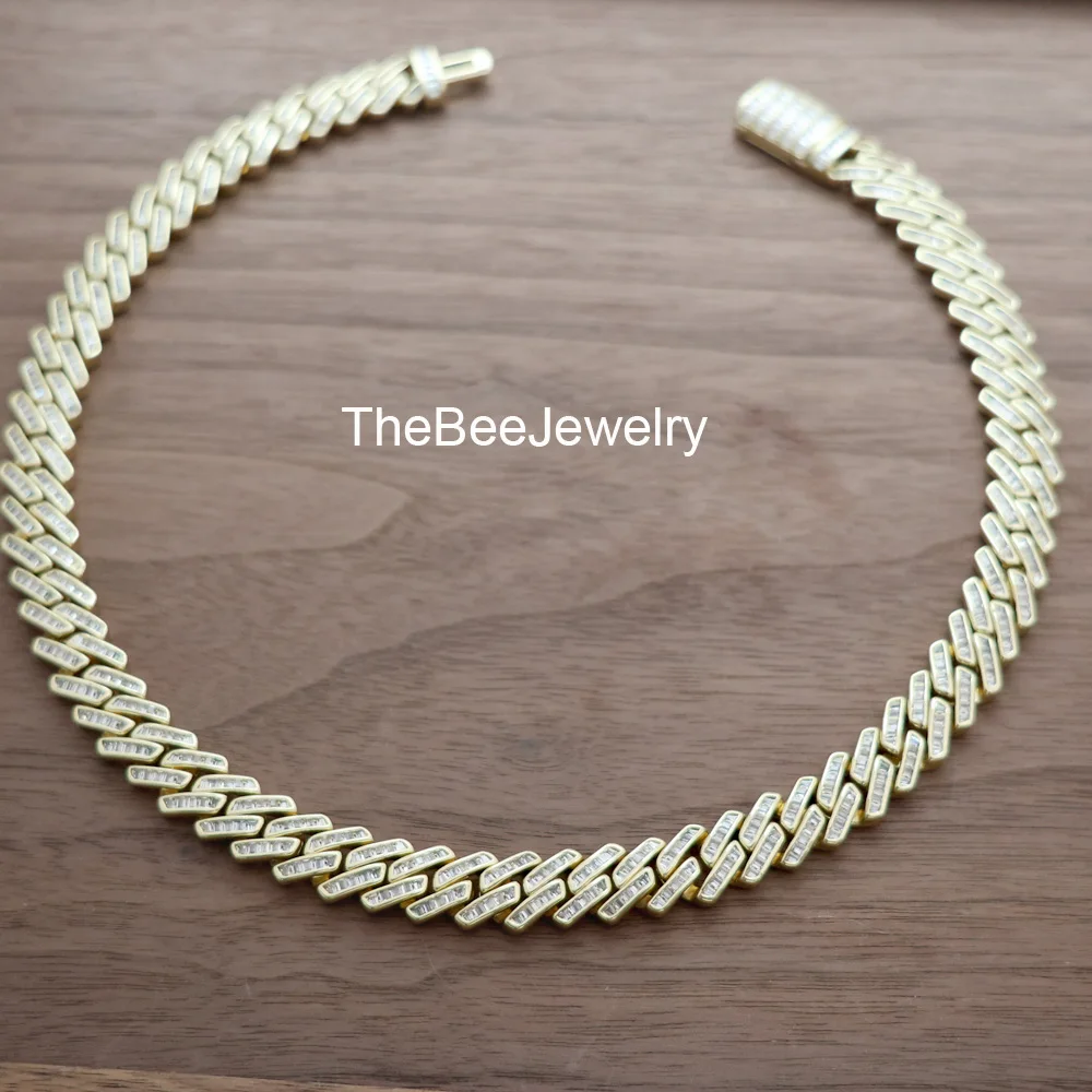 

Ожерелье-цепочка с кубинским плетением и застежкой из позолоченного 18-каратного золота с камнями CZ, классический дизайн 2026 года, многослойное, с круглыми застежками