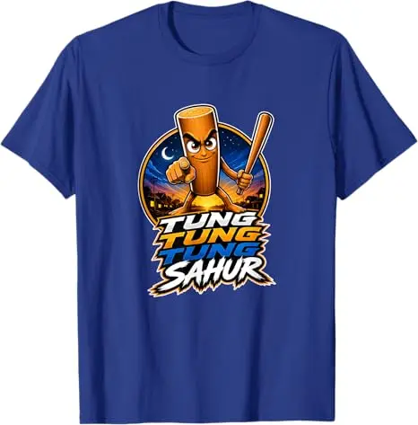 Tung-Tung-Tung Sahur Meme Shirts Italian Brainrot für Jungen, modisches T-Shirt, Y2k, niedliche italienische Brainrot-Grafik, ästhetische Kleidung – Detail 9