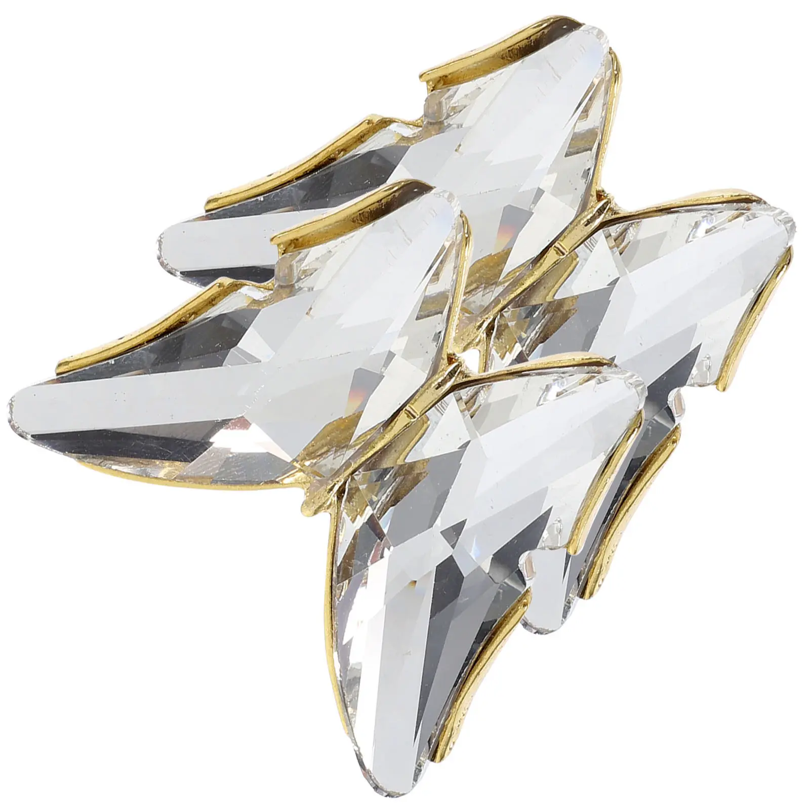 

2 шт. стильных хрустальных клипс для обуви, сверкающие декоративные аппликации для женской обуви, элегантные клипсы для туфель-лодочек