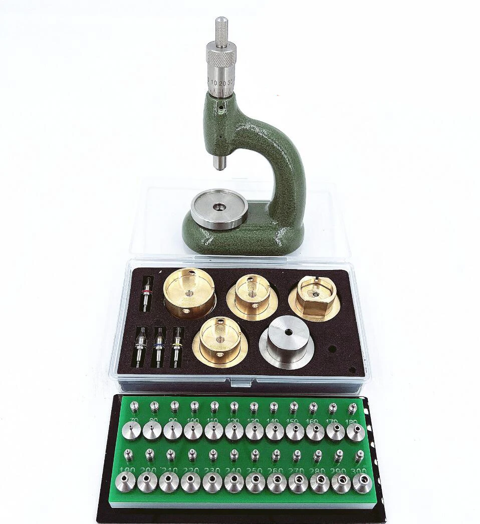 أداة مجوهرات صانع الساعات Horia MSA 13.100 مع برغي ميكرومتر 4 مم و4 مم طقم إصلاح ساعة Bergeon 5372 الصينية