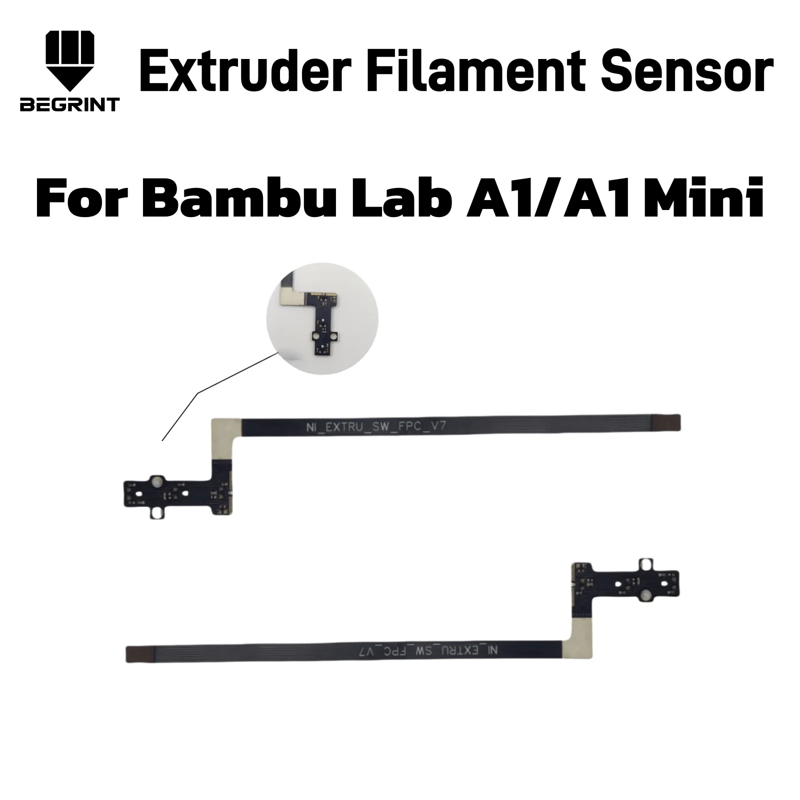 Verbesserter Filament-Endsensoren-Extruder-Ersatzteil, professionelles 3D-Drucker-Upgrade-Zubehör, kompatibel mit Bambu Lab A1/A1 mini