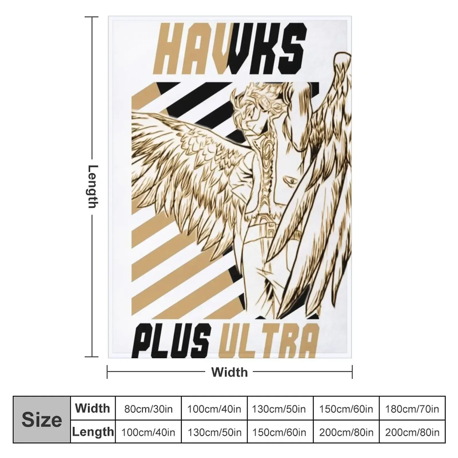Keigo Takami (Hawks) PLUS ULTRA Throw Blanket Bed linens Luxury Brand cosplay anime warm for winter Blankets