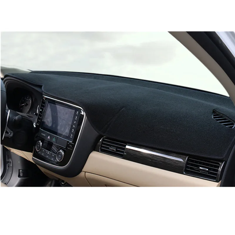 

For Mitsubishi Outlander 2013-2018 2019 2020 2021 Anti-UV Dashboard Cover Sunshade Mat Pad Car Dash Carpet Protector Accessories