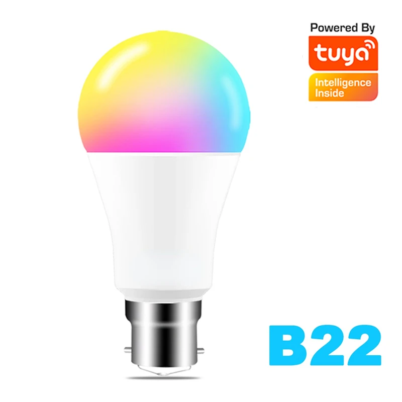 Control elegante del APP de la bombilla llevada RGB cambiable del color interior 7W 9 W E27 Tuya Wifi bluetooth de la bombilla