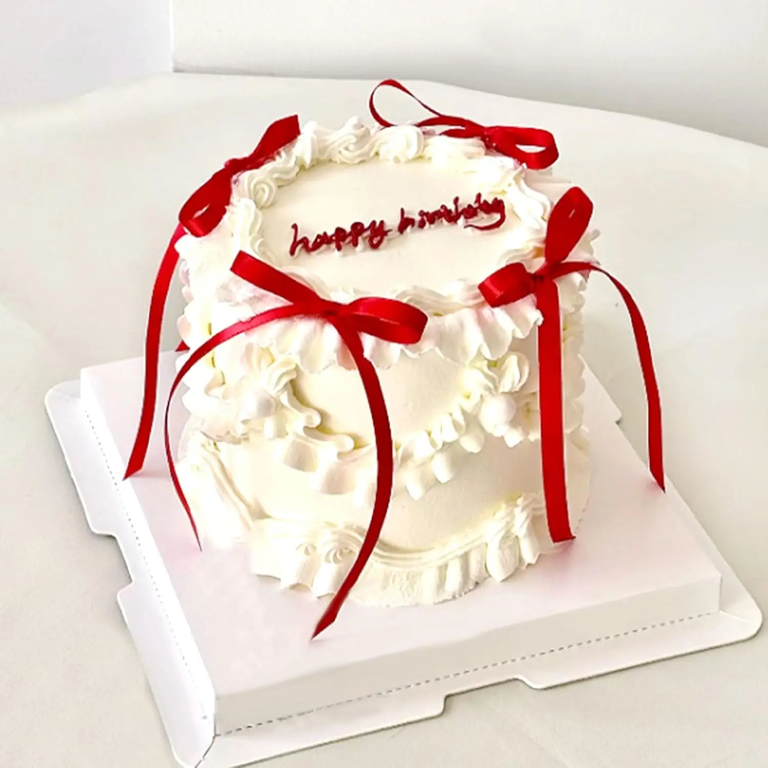10 Uds. De adornos para tarta con lazo de cinta, decoración para tarta con lazo rosa y rojo, adorno para tarta de pareja de amor, decoración de postre para boda, Día de San Valentín, recuerdo de niña
