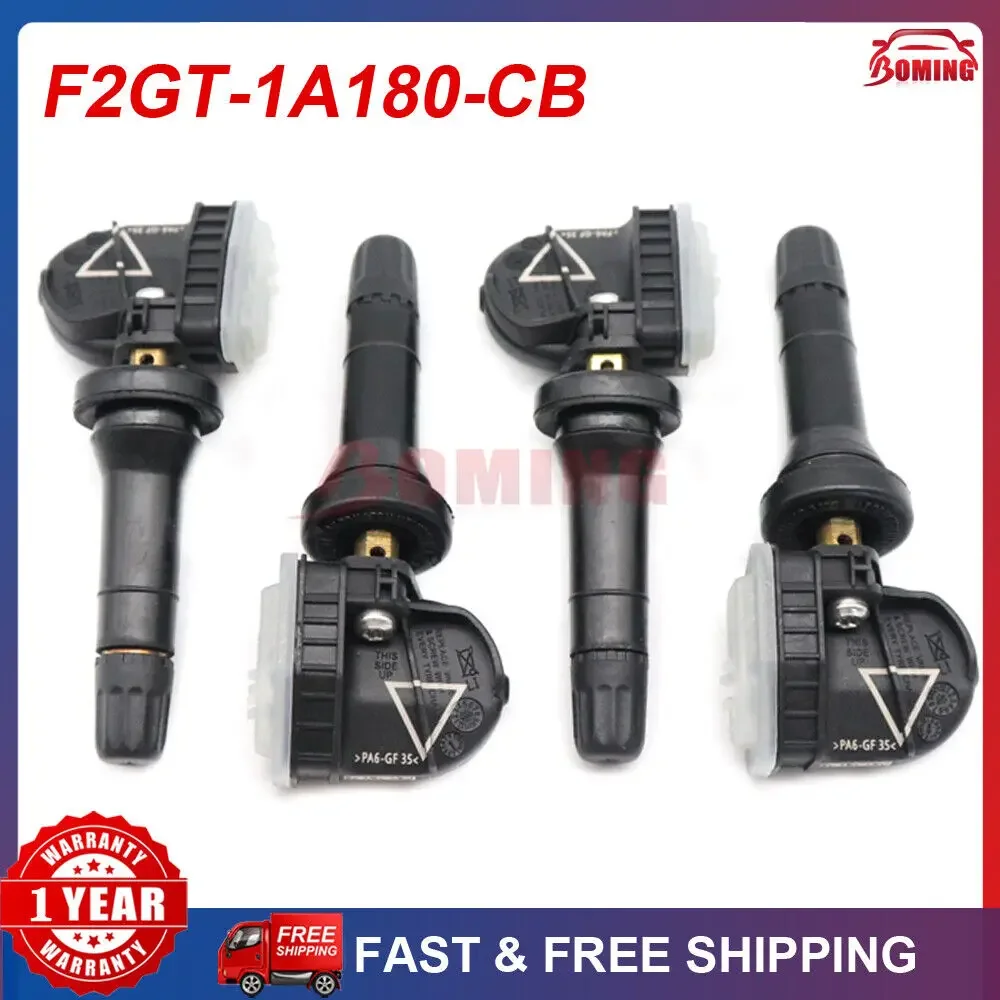 4Pcs/lot TPMS Tire Pressure Sensor F2GT-1A180-CB For Ford Explorer F-15 Mustang Lincoln MKX 433mhz 3.7 2014-2022 F2GT-1A150-CB