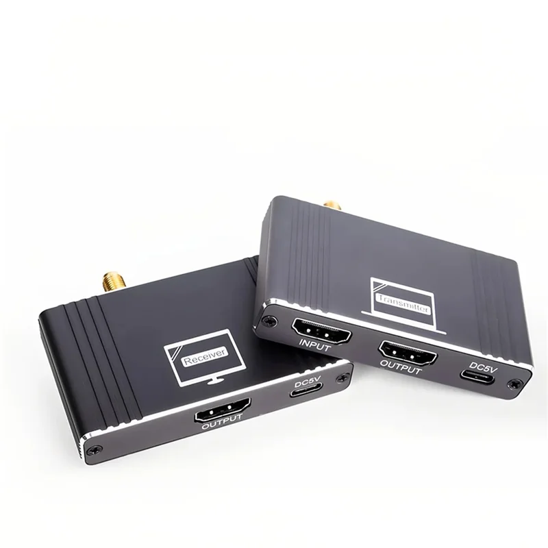 200M Wireless -Kompatible Extender mit Rotation 1080P 5,8G Audio Video Sender und Empfänger Loop Out 8TX auf 1Rx
