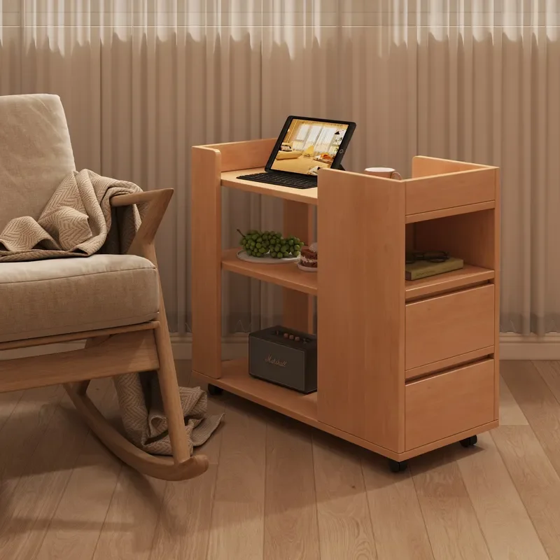 for Side Table Coffee Table Movable Living Room Tea Cabinet Next to Sofa Balcony Small Table