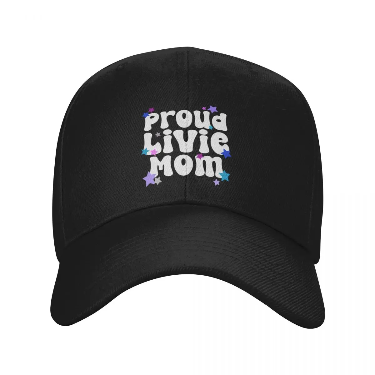 Proud Livie Mom (for dark clothing) Baseball Cap Golf Hat sun hat birthday Anime Hat Caps Women Men's