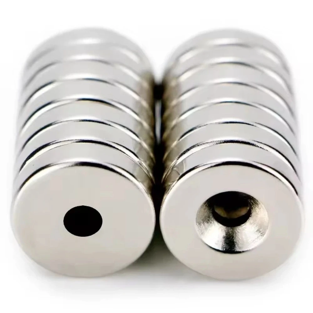 N35 12x5-4 8x5-3 15x10-5 10x3-3 10x5-3mm Powerful Magnet with Hole Strong 10*5 NdFeB Neodymium Super Search Round Countersink